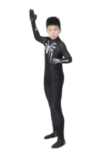 Symbiote Spider-Man Venom Kid Cosplay Black Costume Child - Image 5