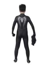 Symbiote Spider-Man Venom Kid Cosplay Black Costume Child - Image 2