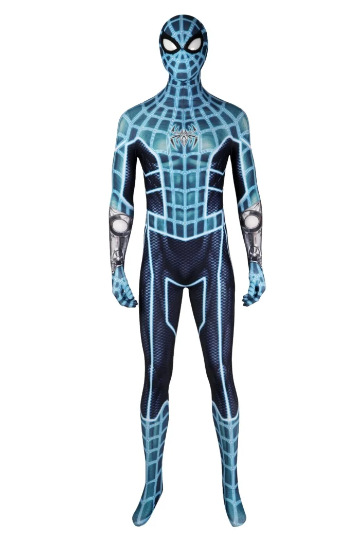 Spider-Man Fear-Itself Miles Morales Cosplay Costume Body Suit Zentai Jrcos