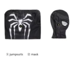 Symbiote Spider-Man Venom Kid Cosplay Black Costume Child - Image 10