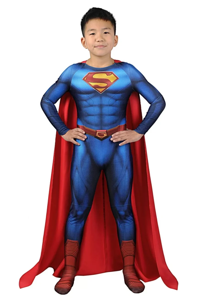 Superman & Lois Cosplay Costume Kid Child Jumpsuit Halloween