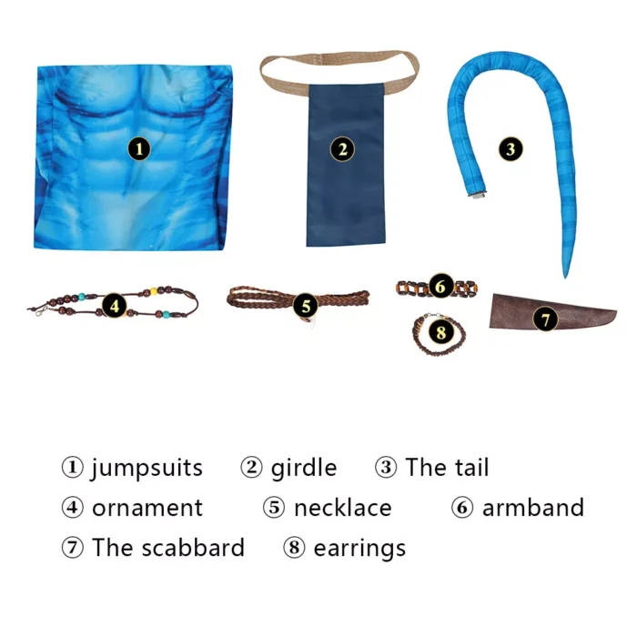 Avatar 2 The Way of Water Jake Sully Cosplay Costume - Image 11